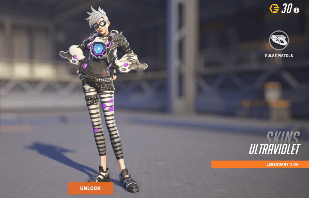 Overwatch 2 Tracer Skins -  Ultraviolet