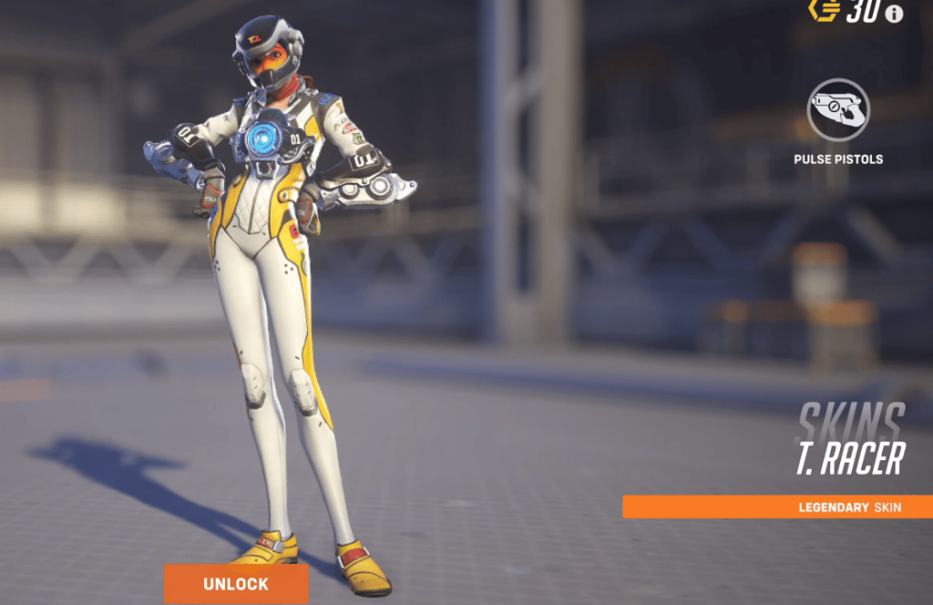 Overwatch 2 Tracer Skins T.Racer