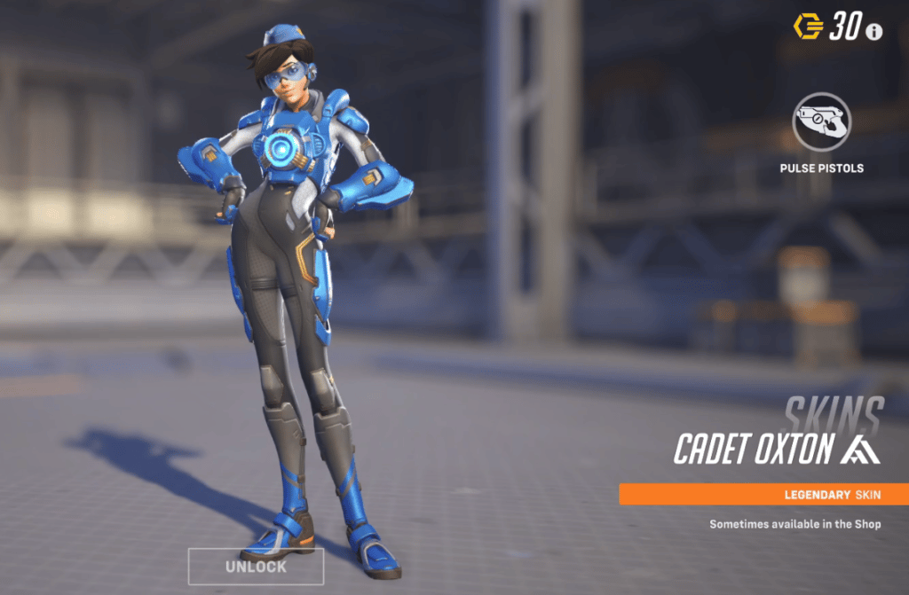 Overwatch 2 Tracer Skins -  Cadet Oxton