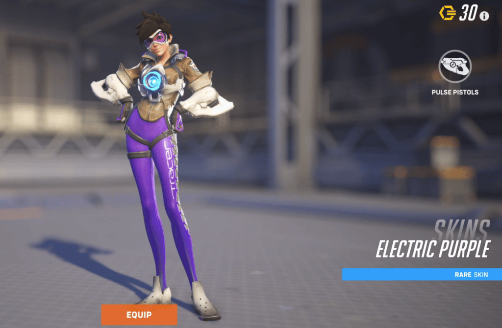 Overwatch 2 Tracer Skins - electric Purple