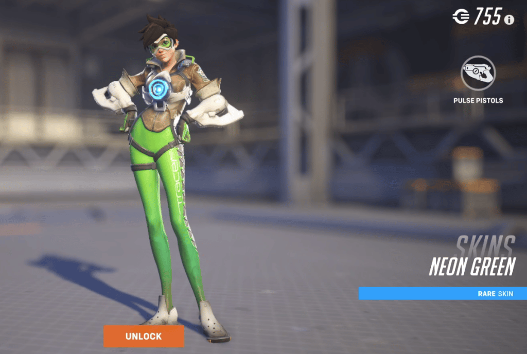 Overwatch 2 Tracer Skins - Neon Green