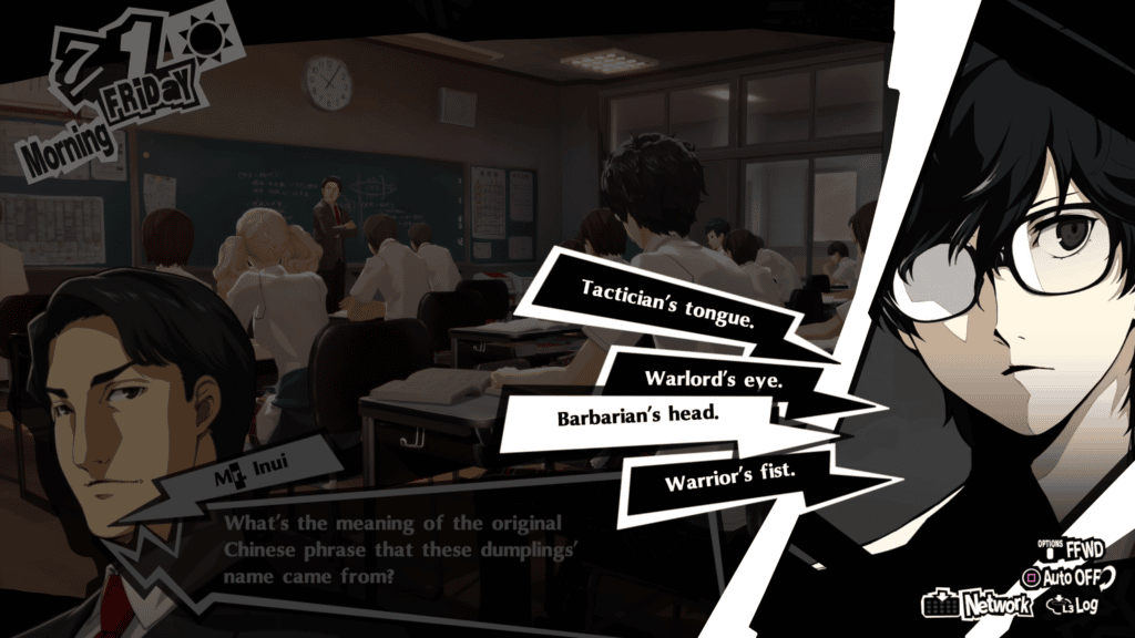 July - All Correct Classroom Answers in Persona 5 Royal