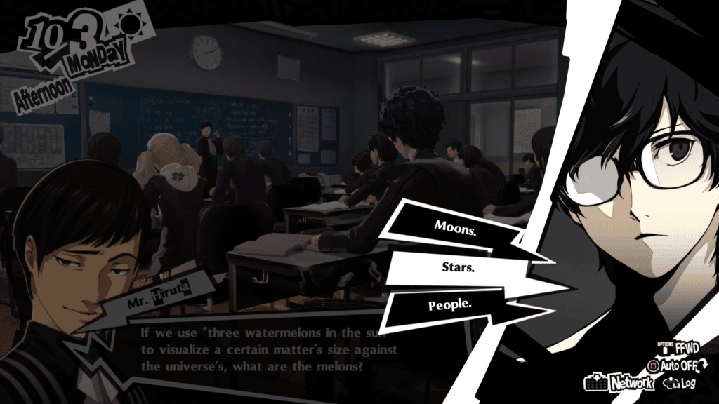 October - All Correct Classroom Answers in Persona 5 Royal