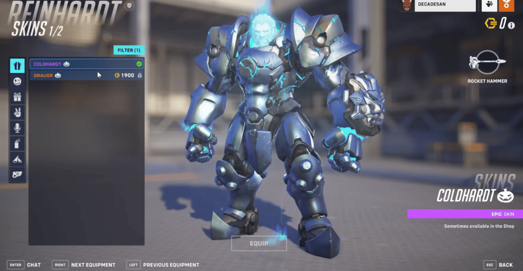 Reinhardt Overwatch 2 Halloween Skins