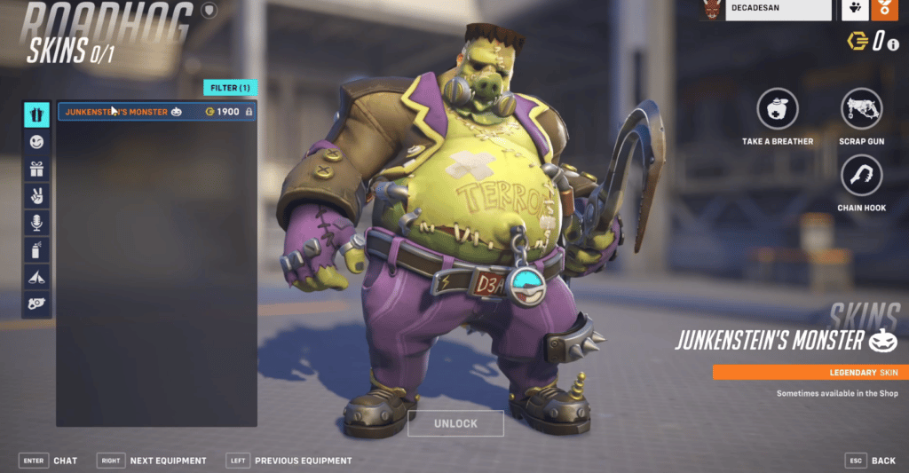 Roadhog Overwatch 2 Halloween Skins