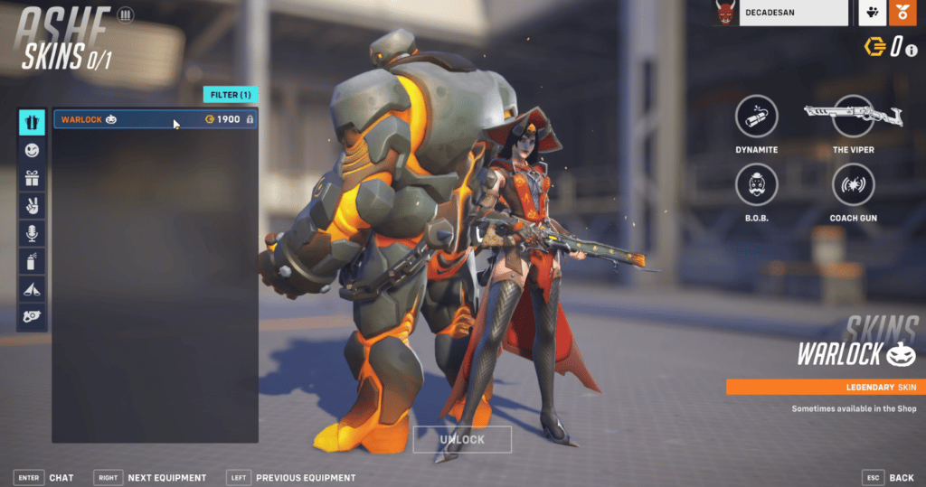 Ashe Overwatch 2 Halloween Skins