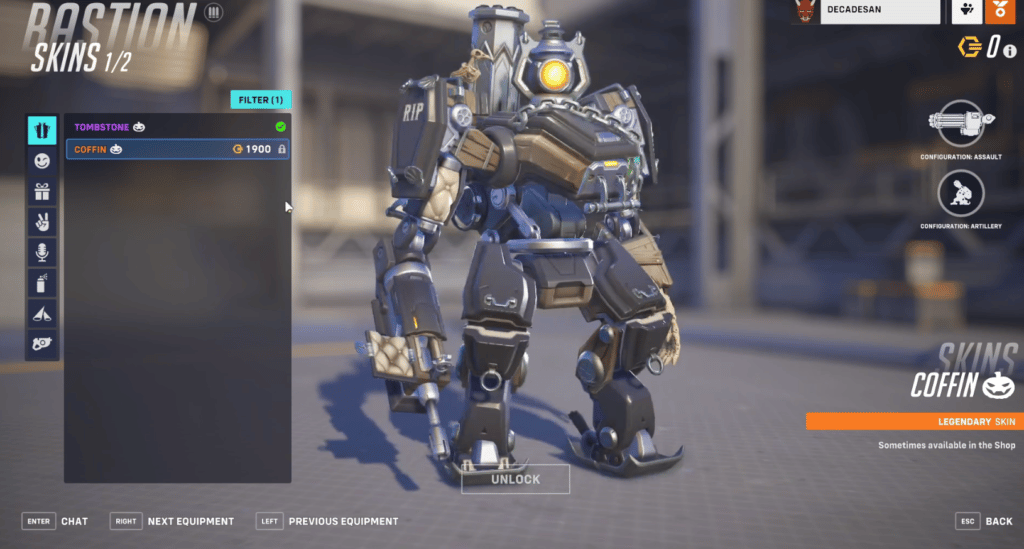 Bastion Overwatch 2 Halloween Skins 1