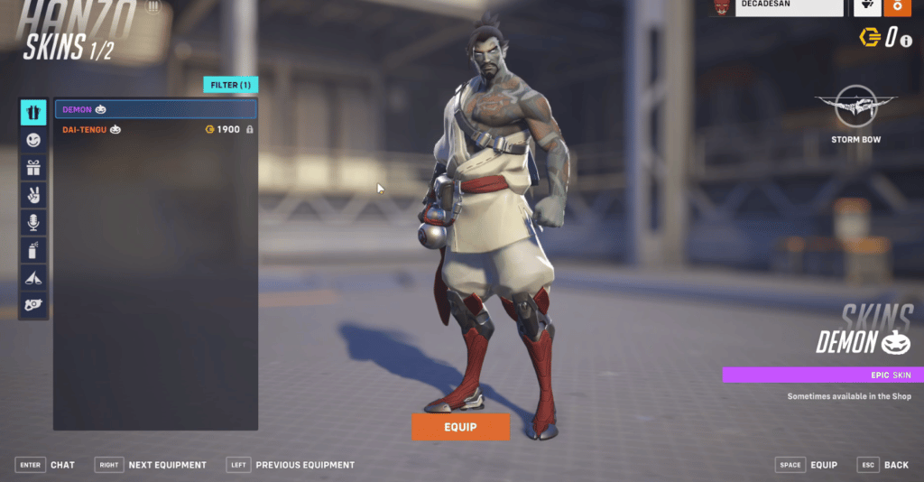 Hanzo Overwatch 2 Halloween Skins