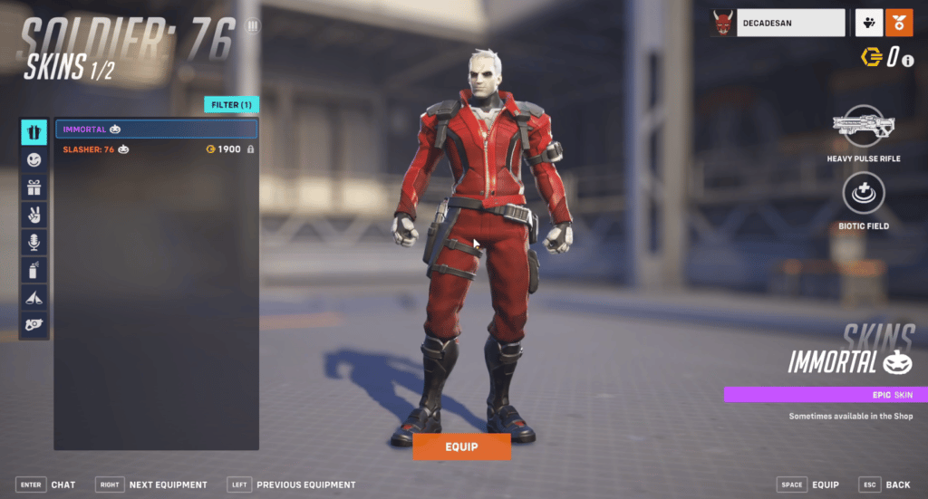 Soldier 76 Overwatch 2 Halloween Skins