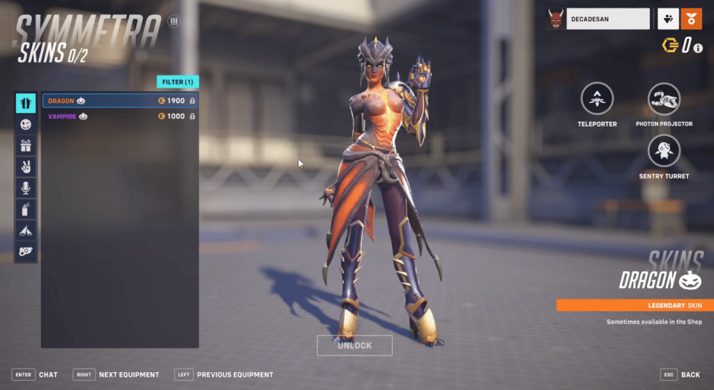 Symmetra Overwatch 2 Halloween Skins