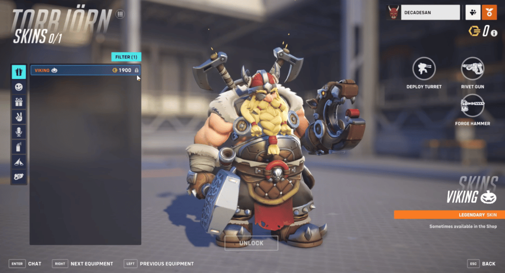 Torbjorn Overwatch 2 Halloween Skins