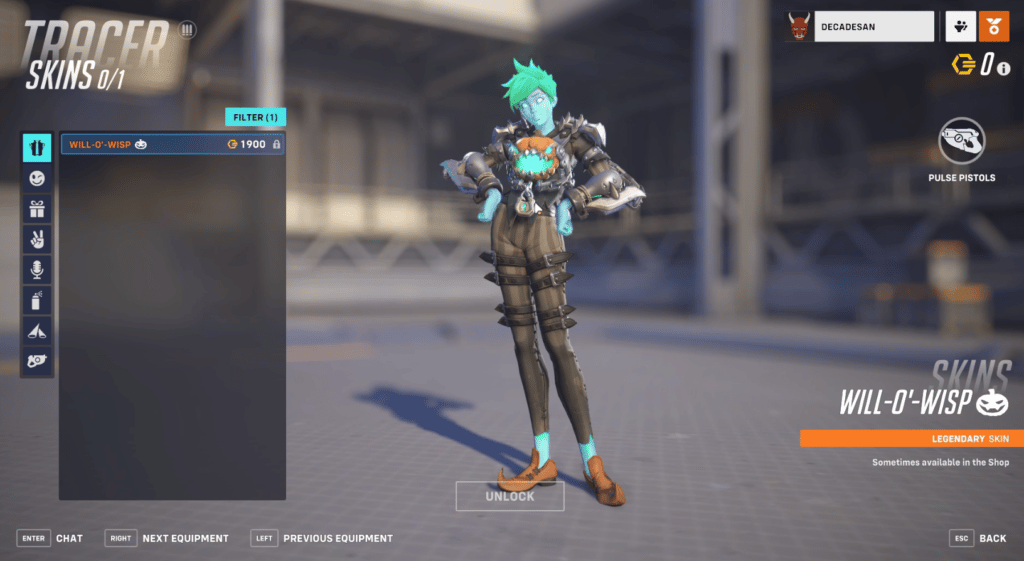 Tracer Overwatch 2 Halloween Skins