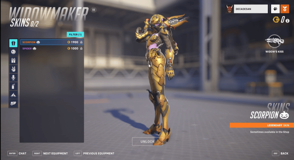 Widowmaker Overwatch 2 Halloween Skins