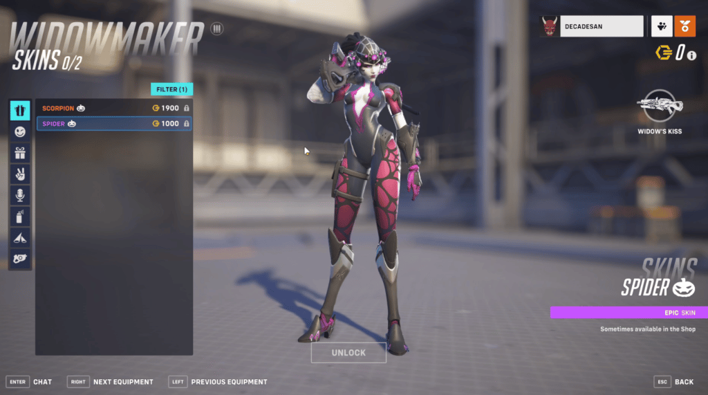 Widowmaker Overwatch 2 Halloween Skins 1