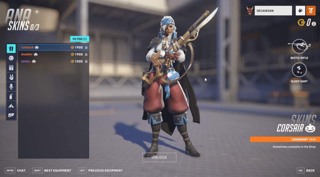 Ana Overwatch 2 Halloween Skins