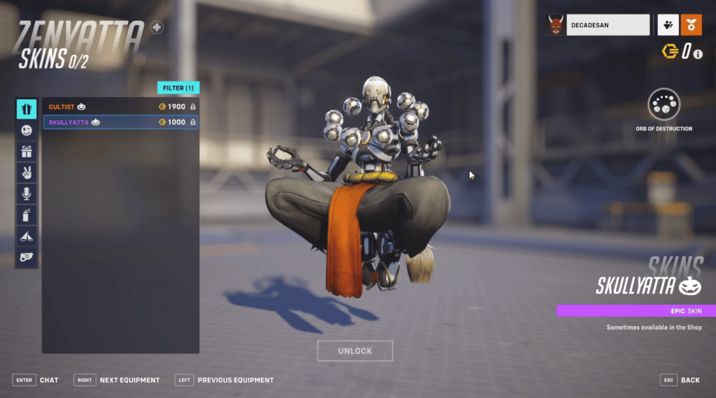 Zenyatta Overwatch 2 Halloween Skins 