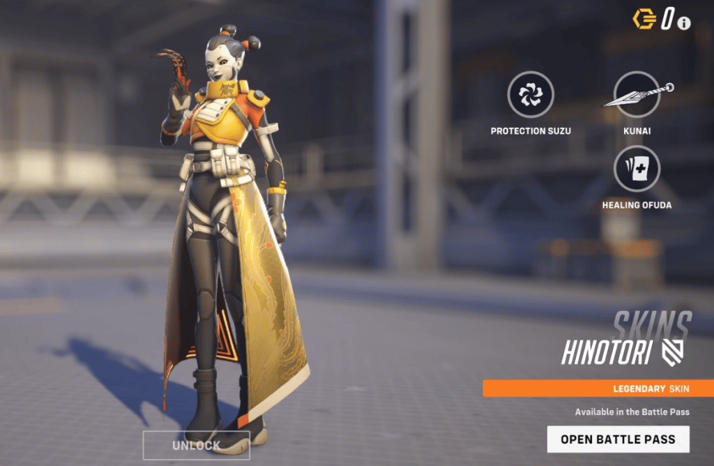 Hinotori - All Overwatch 2 Kiriko Skins List