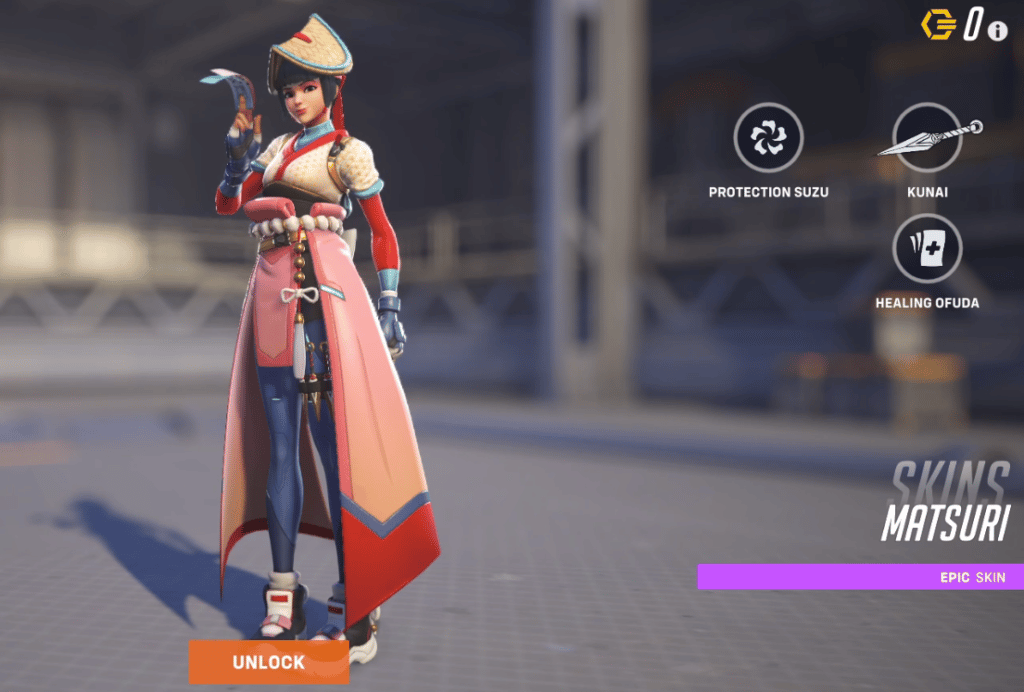 Matsuri - All Overwatch 2 Kiriko Skins List