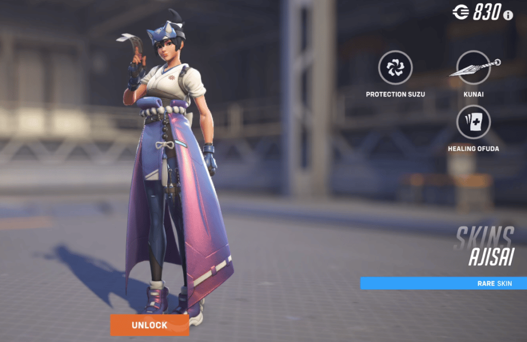 Ajisai - All Overwatch 2 Kiriko Skins List