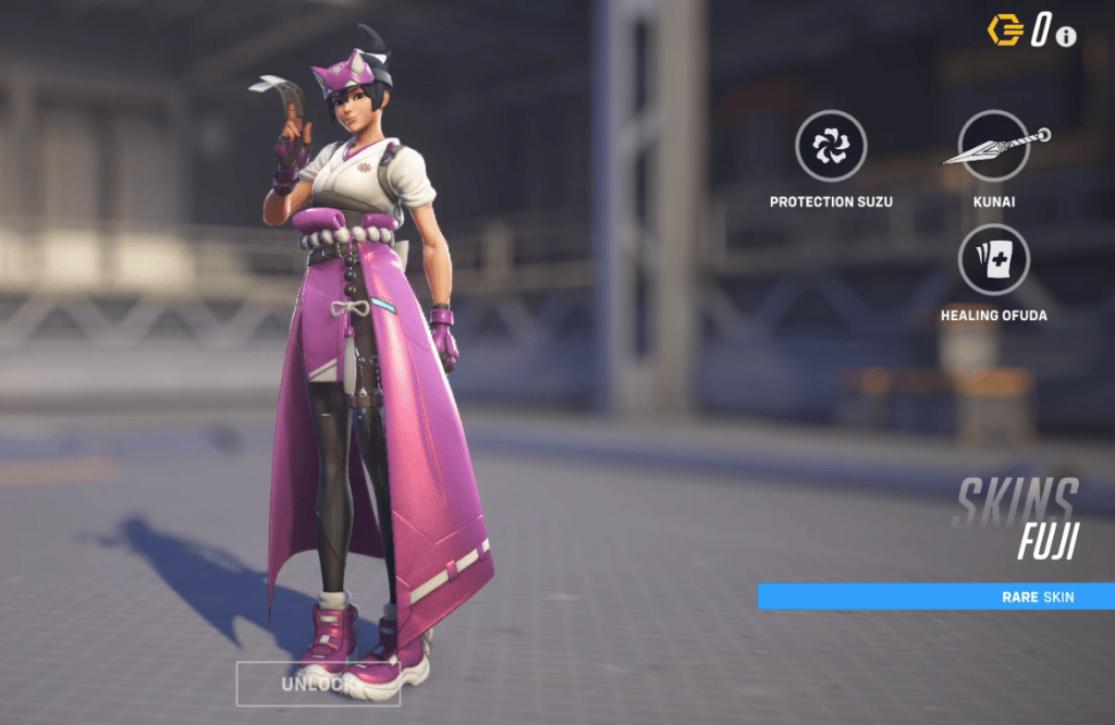 Fuji - All Overwatch 2 Kiriko Skins List