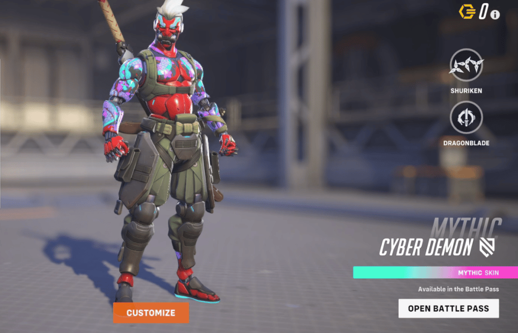 Overwatch 2 Genji Skins - Cyber Demon