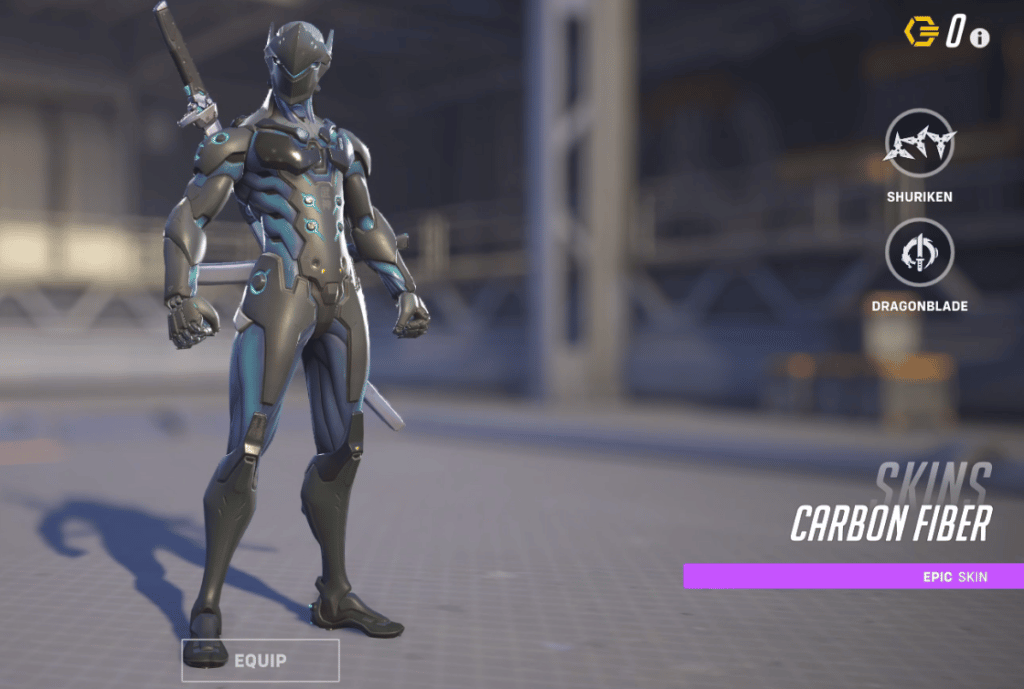 Overwatch 2 Genji Skins - Carbon Fiber