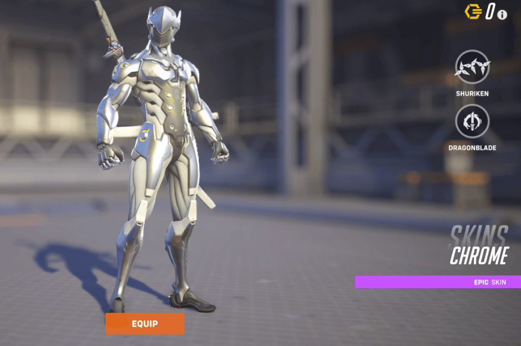 Overwatch 2 Genji Skins - Chrome