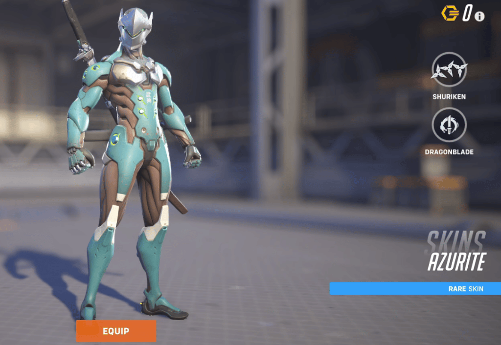 Overwatch 2 Genji Skins - Azurite