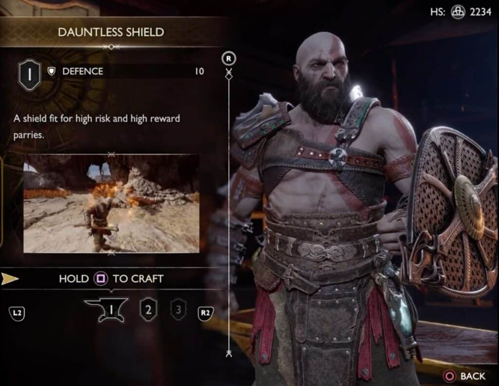 Shields in God Of War Ragnarok: What Are They Dauntless Shield