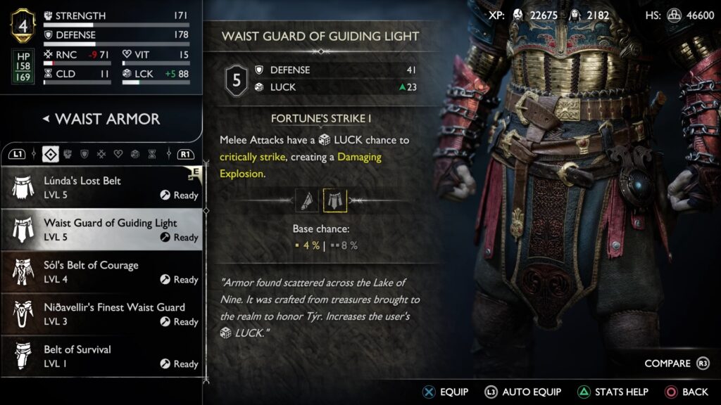 God of War Ragnarok - Guiding Light Armor Set Showcase 2