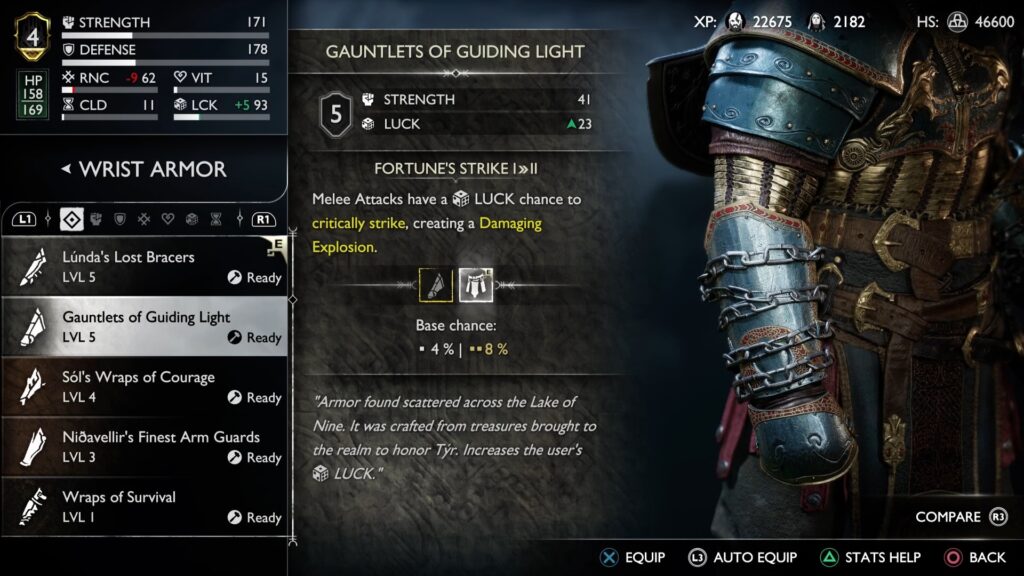 God of War Ragnarok - Guiding Light Armor Set Showcase 3