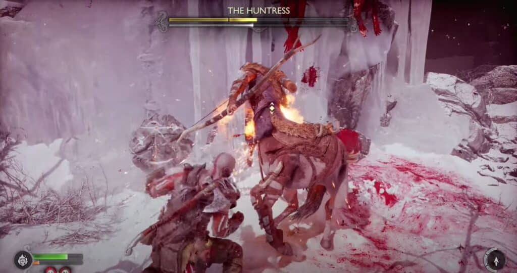 The Huntress in God of War Ragnarok