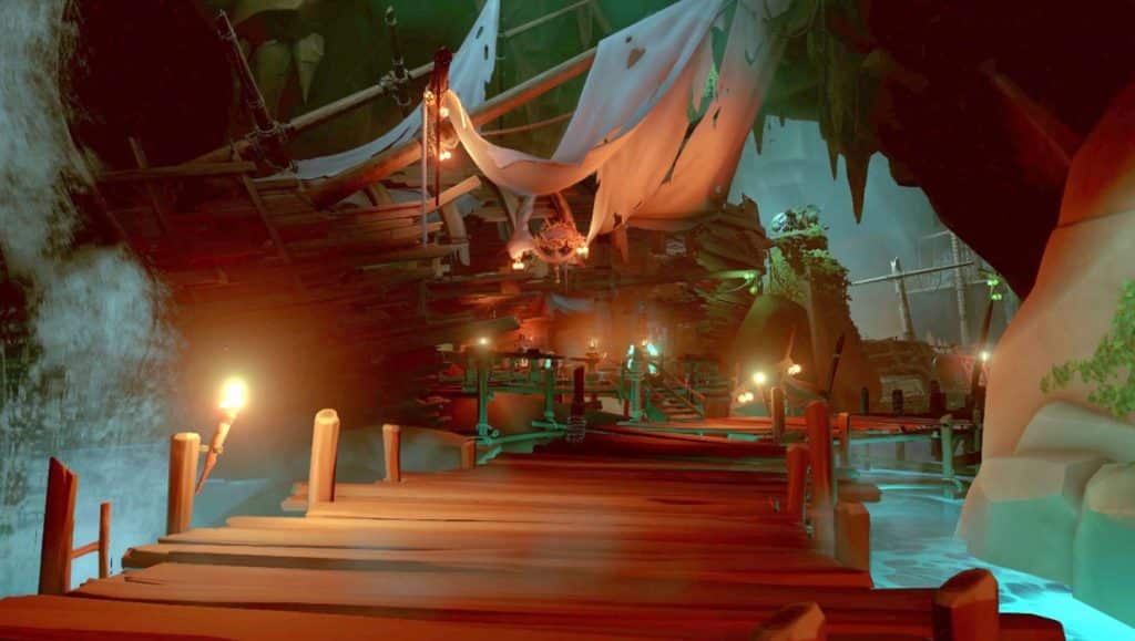 How to get Ghostly Curse in Sea of Thieves Pirate Legend Hideout