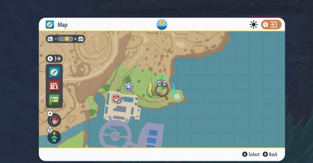 Pokemon Scarlet And Violet - Blue Stakes Location - 2nd seal 