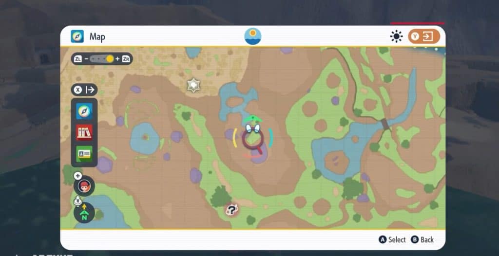 Pokemon Scarlet And Violet - Blue Stakes Location - 8th seal 