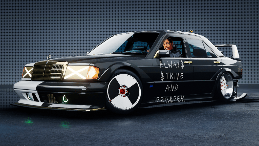 Need For Speed Unbound Full Car List - A$AP Rocky’s Custom Mercedes 190 E