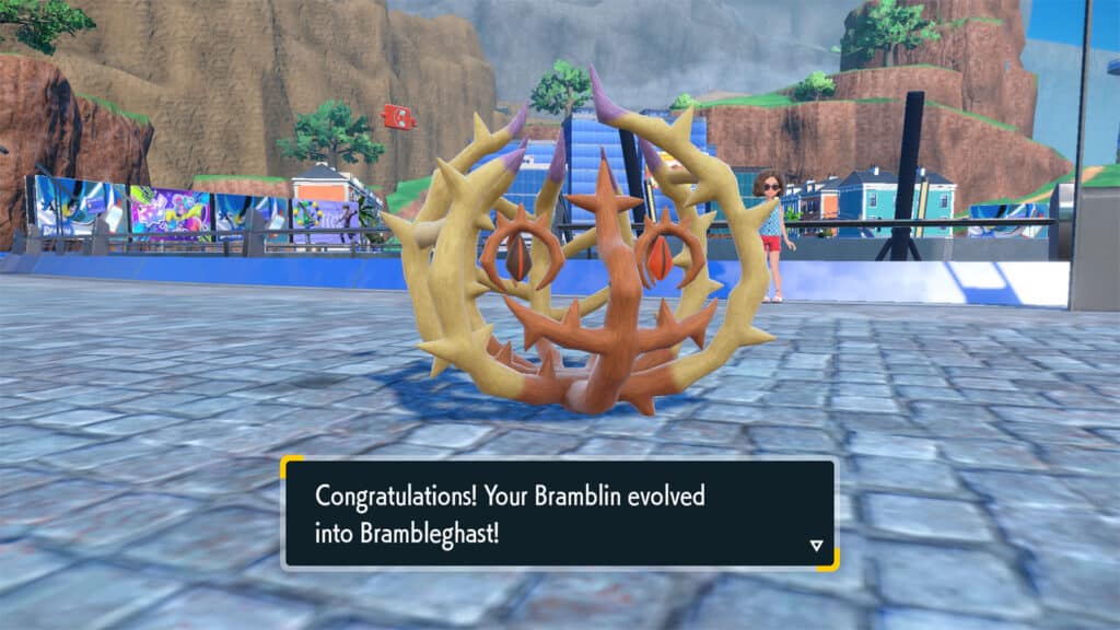 Pokemon Scarlet Violet Brambleghast cover