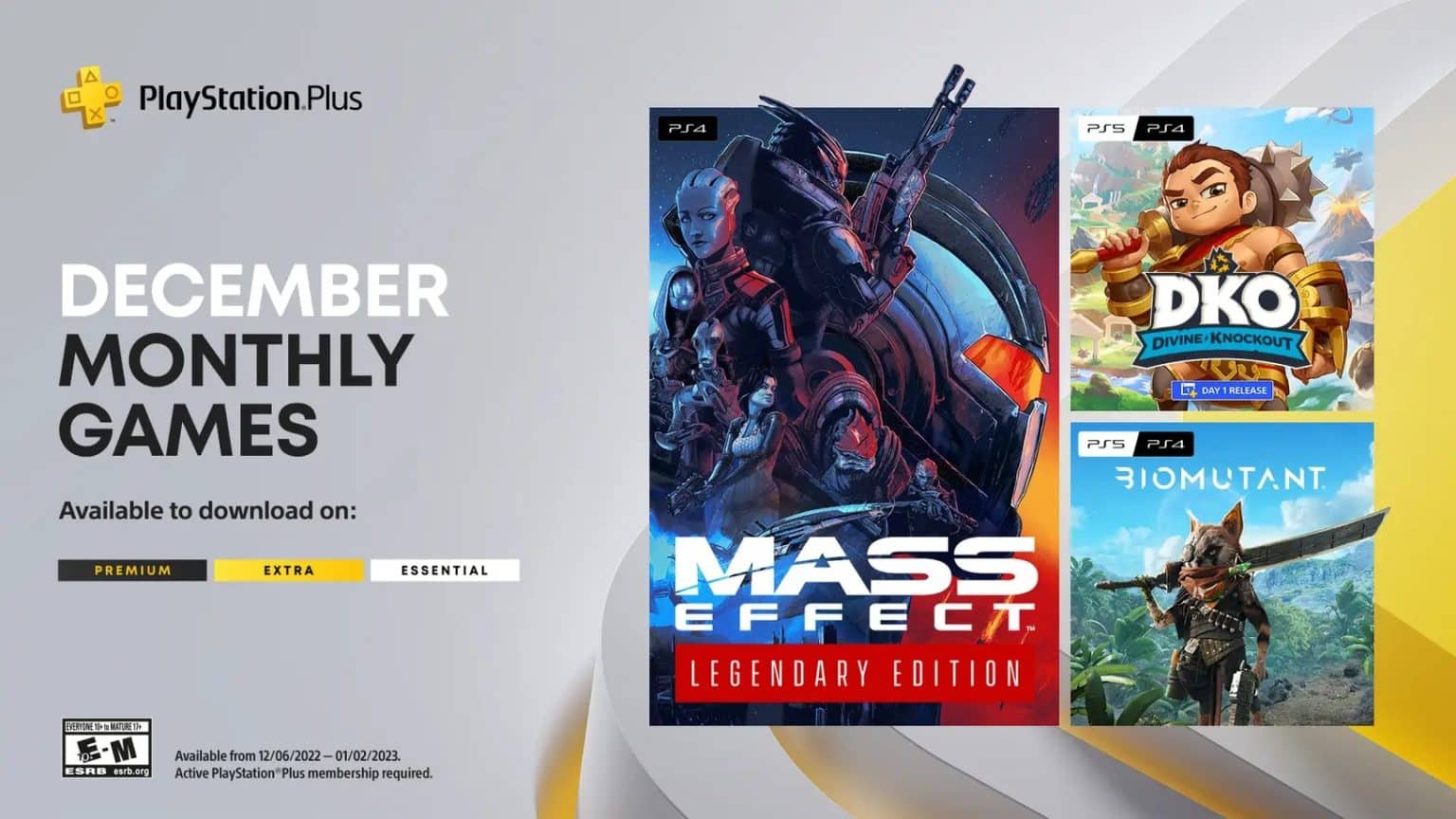 PS Plus December 2022 Free Games Official Lineup Confirms Yesterday’s Leak