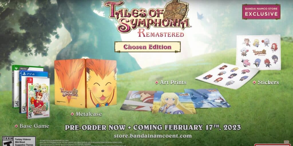 tales of symphonia remastered release date