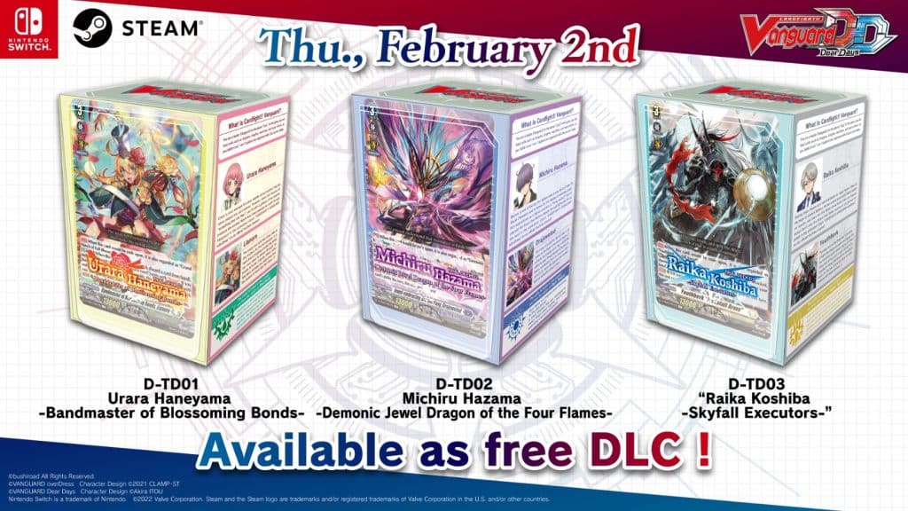 Cardfight Vanguard Dear Days DLC#1 - Free Update