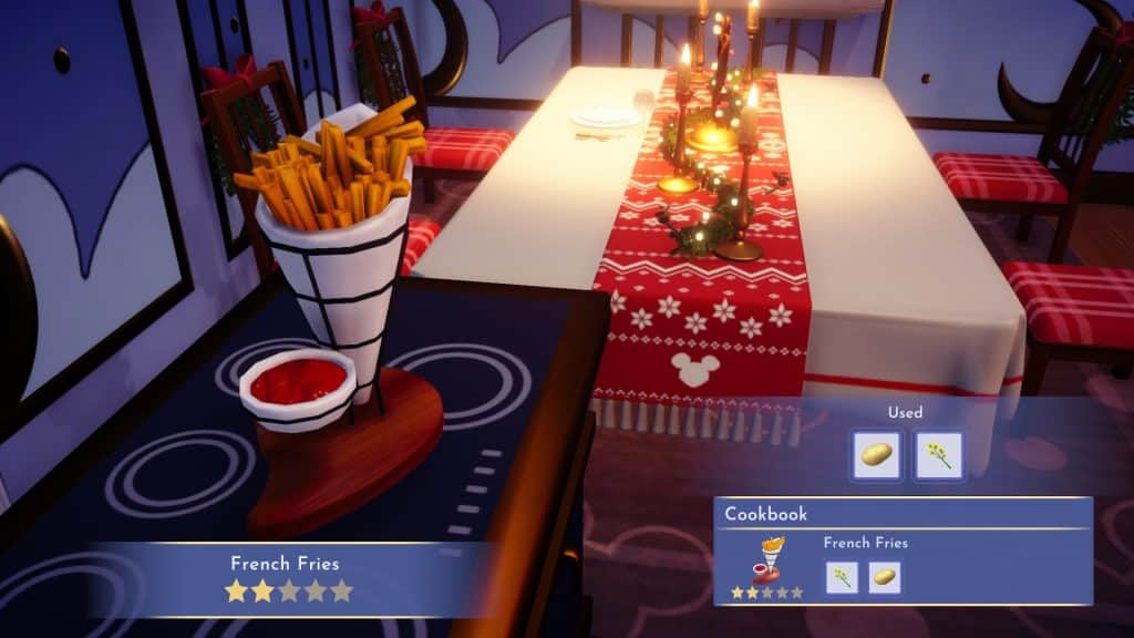 French Fries Recipe in Disney Dreamlight Valley 1