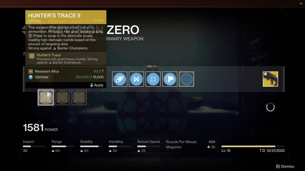 How to Upgrade Revision Zero in Destiny 2 03