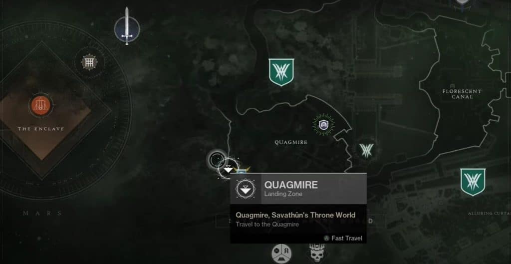 Quagmire Location - Destiny 2 Extraction Lost Sector Guide