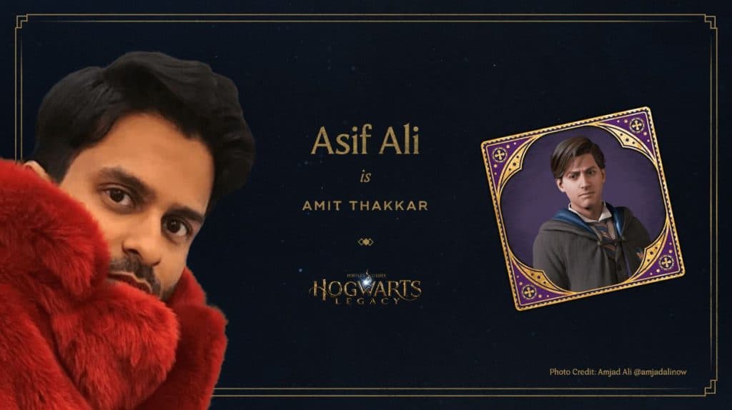 Asif Ali as Amit Thakkar - Hogwarts Legacy