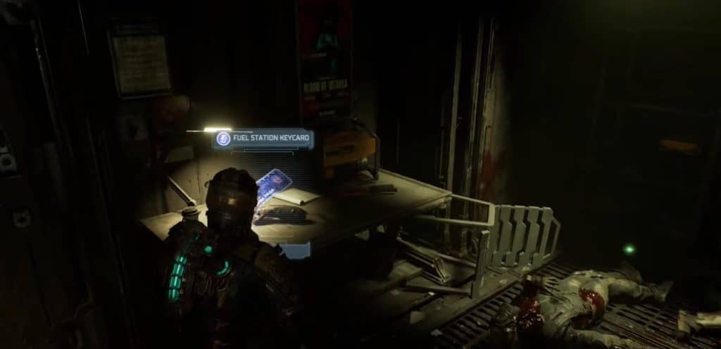 Fuel Station Keycard, Dead Space Remake Chapter 3: Course Correction Walkthrough