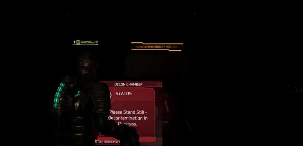 Decontamination Chamber, Dead Space Remake Chapter 3: Course Correction Walkthrough