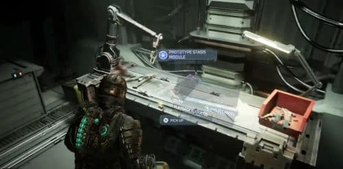 Dead Space Remake Prototype Stasis Module Location