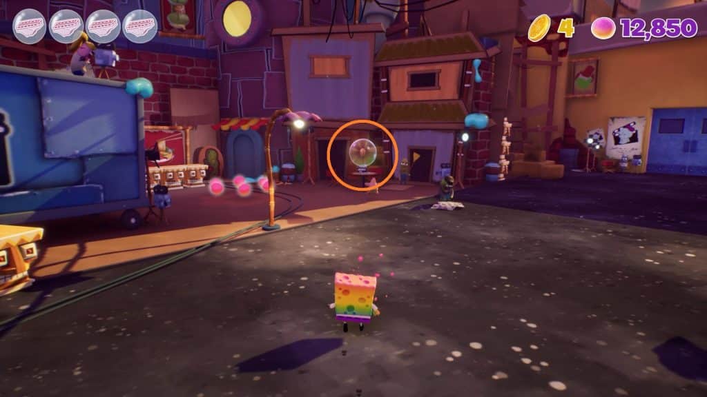 Fortune Cookie 2 Location - SpongeBob Cosmic Shake