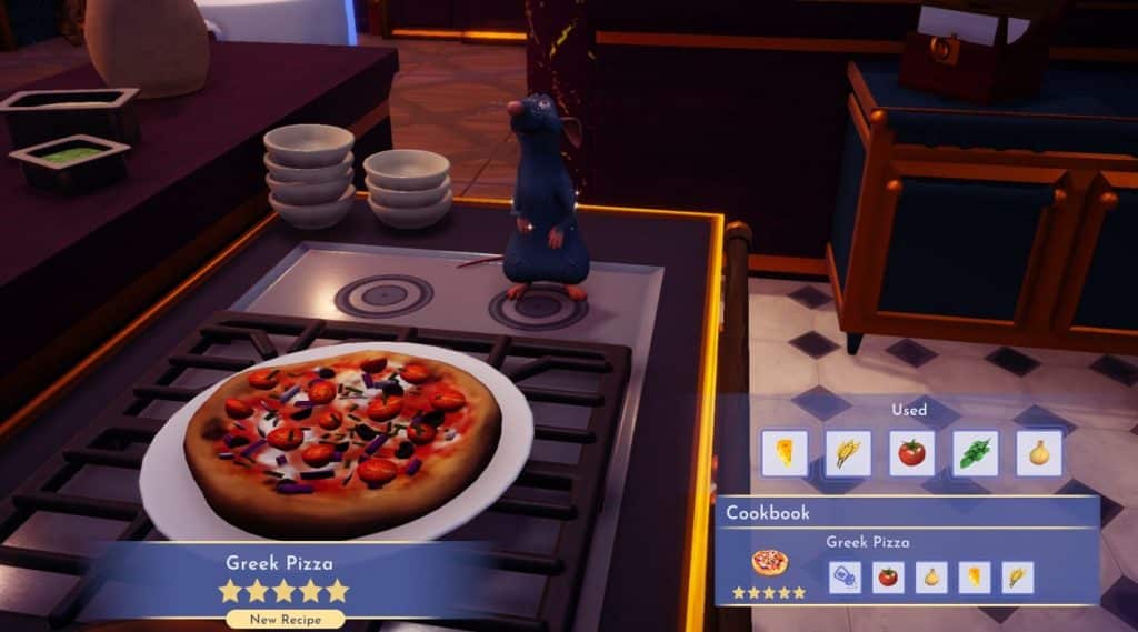 Greek Pizza Recipe Disney Dreamlight Valley featured