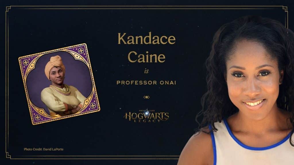 Kandace Caine as Professor Onai - Hogwarts Legacy